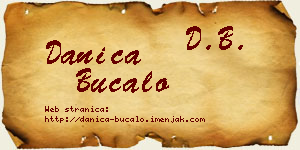 Danica Bucalo vizit kartica